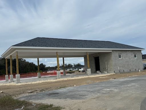 Custom carport and covered structure construction